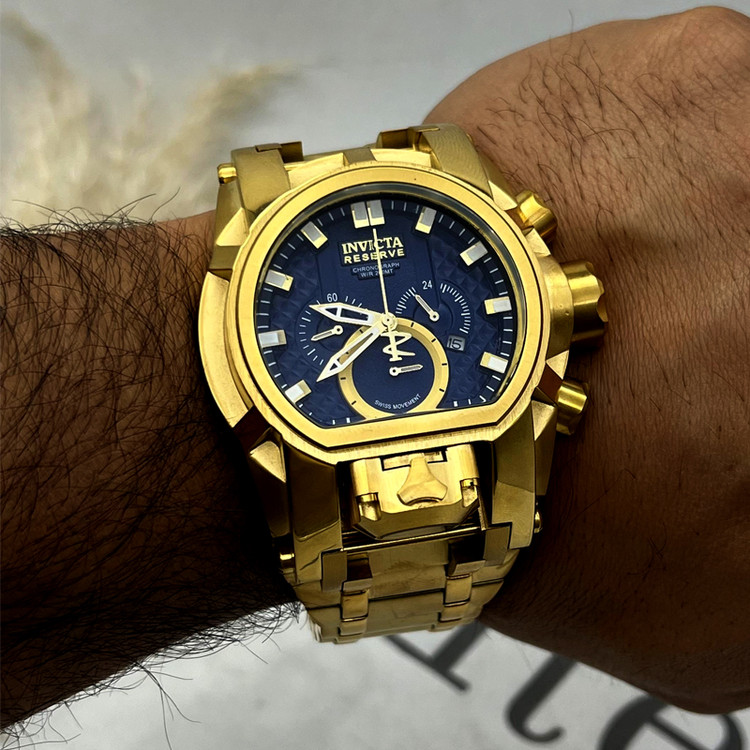 ساعت اینویکتا اصلی صفحه سرمه ای