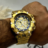 ساعت اینویکتا طلایی