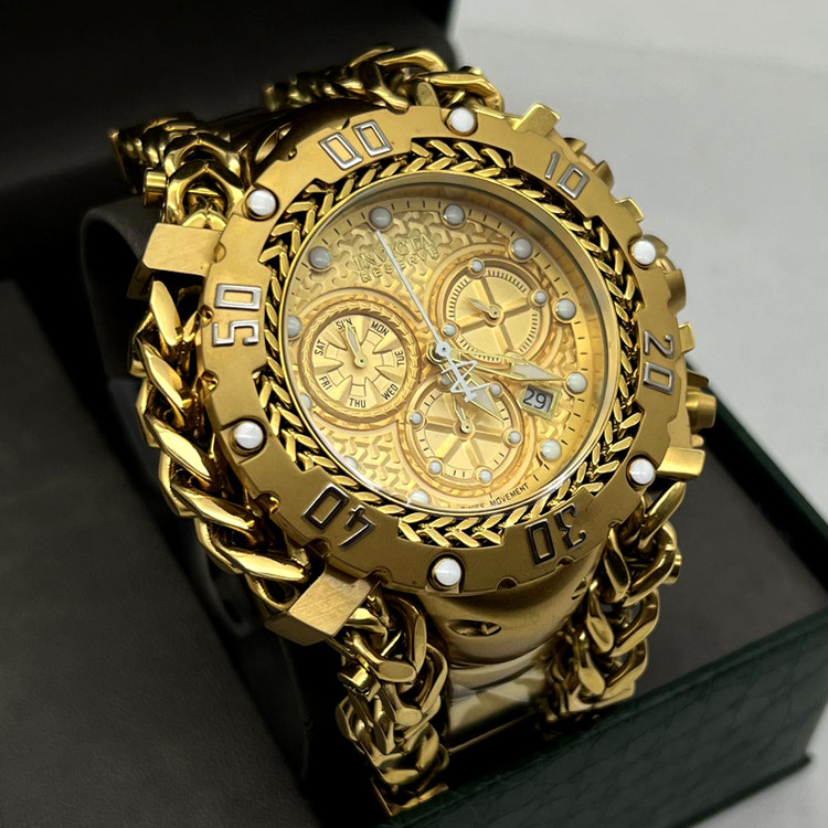 ساعت گلادیاتور صفحه طلایی