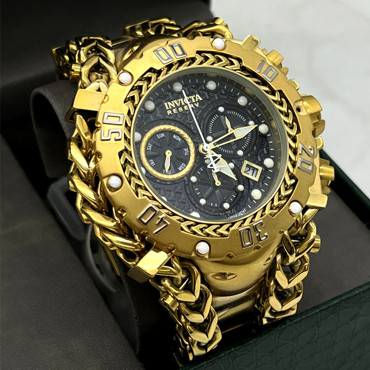 ساعت اینویکتا گلادیاتور صفحه مشکی