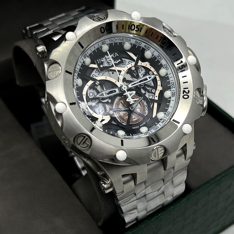 ساعت اینویکتا هیبرید صفحه مشکی