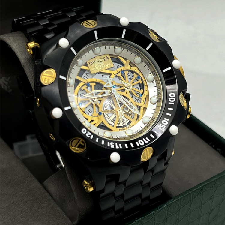 ساعت اینویکتا هیبرید مشکی