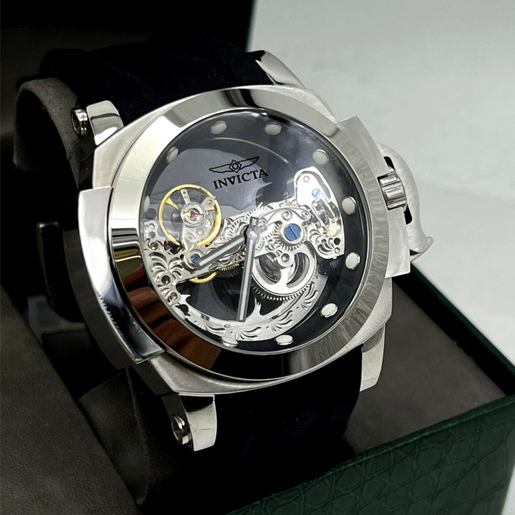 ساعت اینویکتا اتوماتیک بند رابر