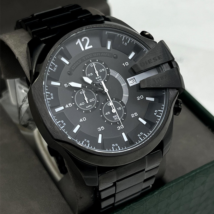 ساعت دیزل شاخدار تمام مشکی