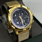 ساعت نیوی فورس 9110 طلایی