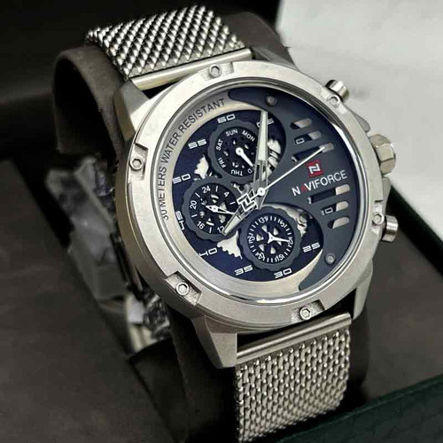 ساعت نیوی فورس NF9110 استیل