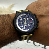 ساعت نیوی فورس n9110 مشکی طلایی