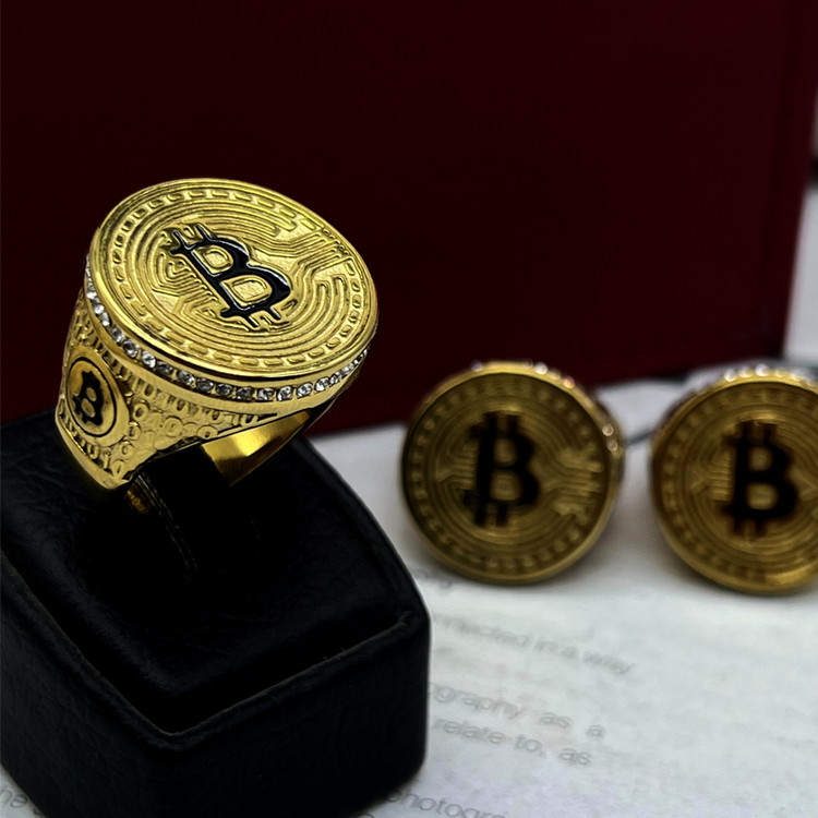 انگشتر مردانه بیت کوین