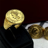 انگشتر طرح سکه مردانه