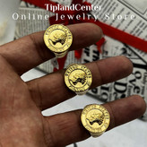 انگشتر طرح سکه مردانه