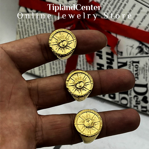 انگشتر طرح طلا مردانه