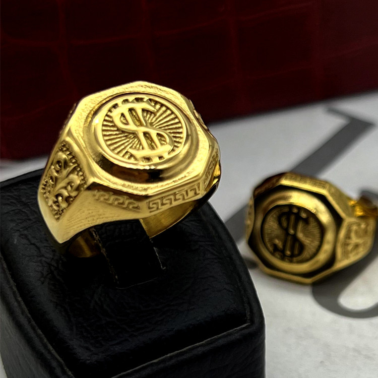 انگشتر دلار مشابه طلا