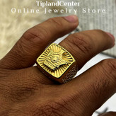 انگشتر تاج مشابه طلا